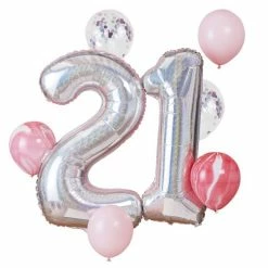Ohitsperfect 21st Birthday Balloons