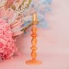Ohitsperfect Orange Apricot Double Ring Candelabra