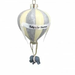 Ohitsperfect Baby's First Christmas Lemon Glass Hanging Ornament