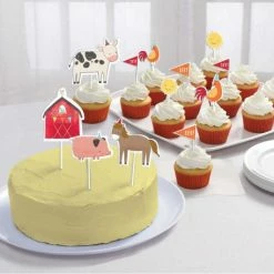 Ohitsperfect Barnyard Birthday Cake Topper Kit