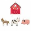 Ohitsperfect Barnyard Birthday Candle Set