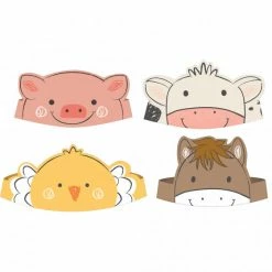 Ohitsperfect Kids Birthday Barnyard Birthday Crowns