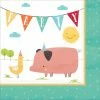 Ohitsperfect Barnyard Birthday Lunch Napkins Kids Birthday