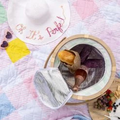 Ohitsperfect Garden/High Tea Coloured Wicker Insulated Picnic Basket 14 Ohitsperfect Garden/High Tea Coloured Wicker Insulated Picnic Basket