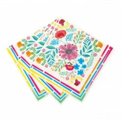 Ohitsperfect Boho Floral Colourful Paper Napkins Bridal Shower & Hens