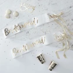Ohitsperfect Bridal Shower & Hens Bridesmaid Sashes