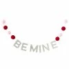 Ohitsperfect Be Mine Felt Ball Banner