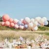 Ohitsperfect Blush, Nude & Blue Party Balloon Arch Kit