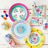 Ohitsperfect Bridal Shower & Hens Boho Floral Colourful Plates