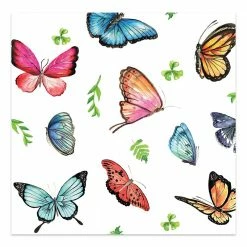 Ohitsperfect Butterfly Cocktail Napkin Paper Napkins
