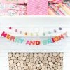 Ohitsperfect Merry & Bright Felt Christmas Garland