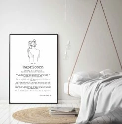 Ohitsperfect Zodiac Necklace And Posy Gift Box - Capricorn