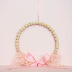 Ohitsperfect Champagne Toast Beaded Hoop Wreath