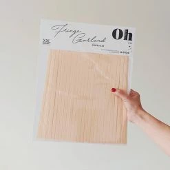 Ohitsperfect Bridal Shower & Hens Fringe Garland - Champagne