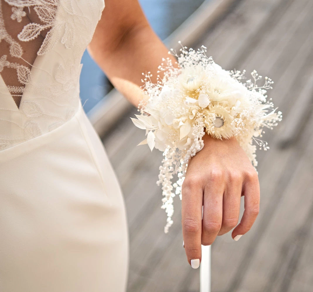 Ohitsperfect Classic White Corsage With Pearls Weddings 4 Ohitsperfect Classic White Corsage With Pearls Weddings