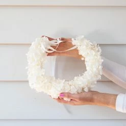 Ohitsperfect Classic White Flower Crown