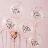 Ohitsperfect Bridal Shower & Hens Confetti Filled Floral Hen Party Balloons