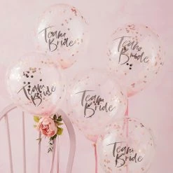 Ohitsperfect Bridal Shower & Hens Confetti Filled Floral Hen Party Balloons
