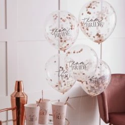 Ohitsperfect Confetti Filled Team Bride Hen Party Balloons