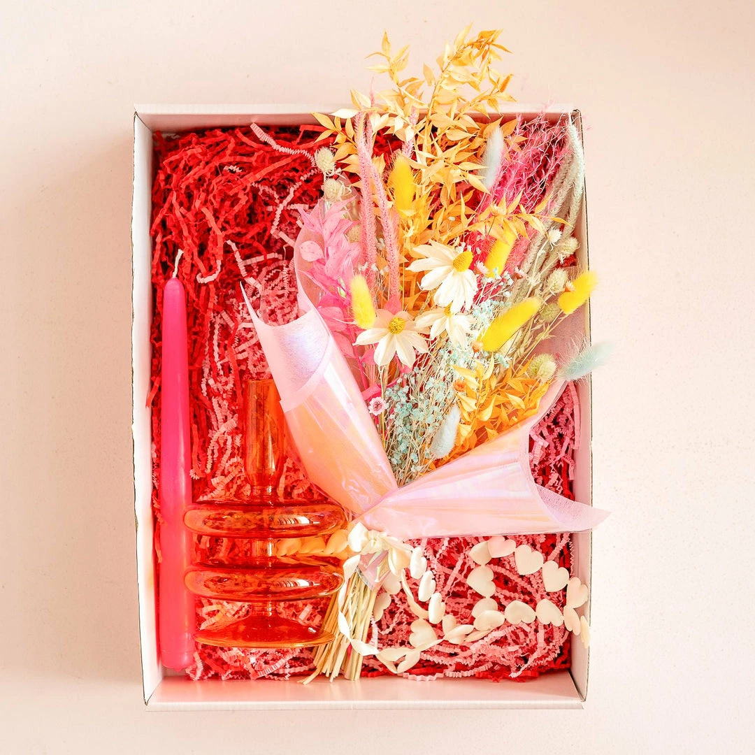 Ohitsperfect Cutie Pie Flower And Candle Gift Set 4 Ohitsperfect Cutie Pie Flower And Candle Gift Set