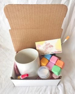 Ohitsperfect DIY Polymer Clay Decorated Planter Kit Mother’s Day