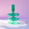 Ohitsperfect Emerald Duo Saucer Candle Holder