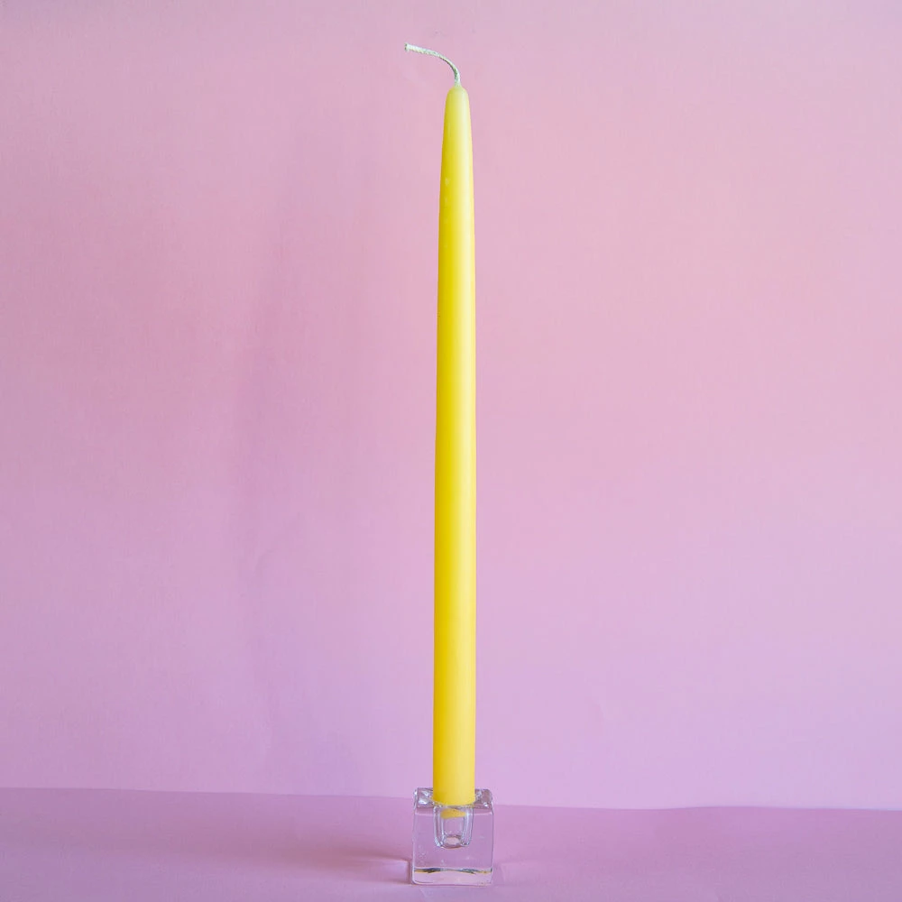Ohitsperfect Tapered Candle - Lemon 38cm 3 Ohitsperfect Tapered Candle - Lemon 38cm