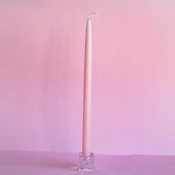 Ohitsperfect Bridal Shower & Hens Tapered Candle - Pink Salt 38cm