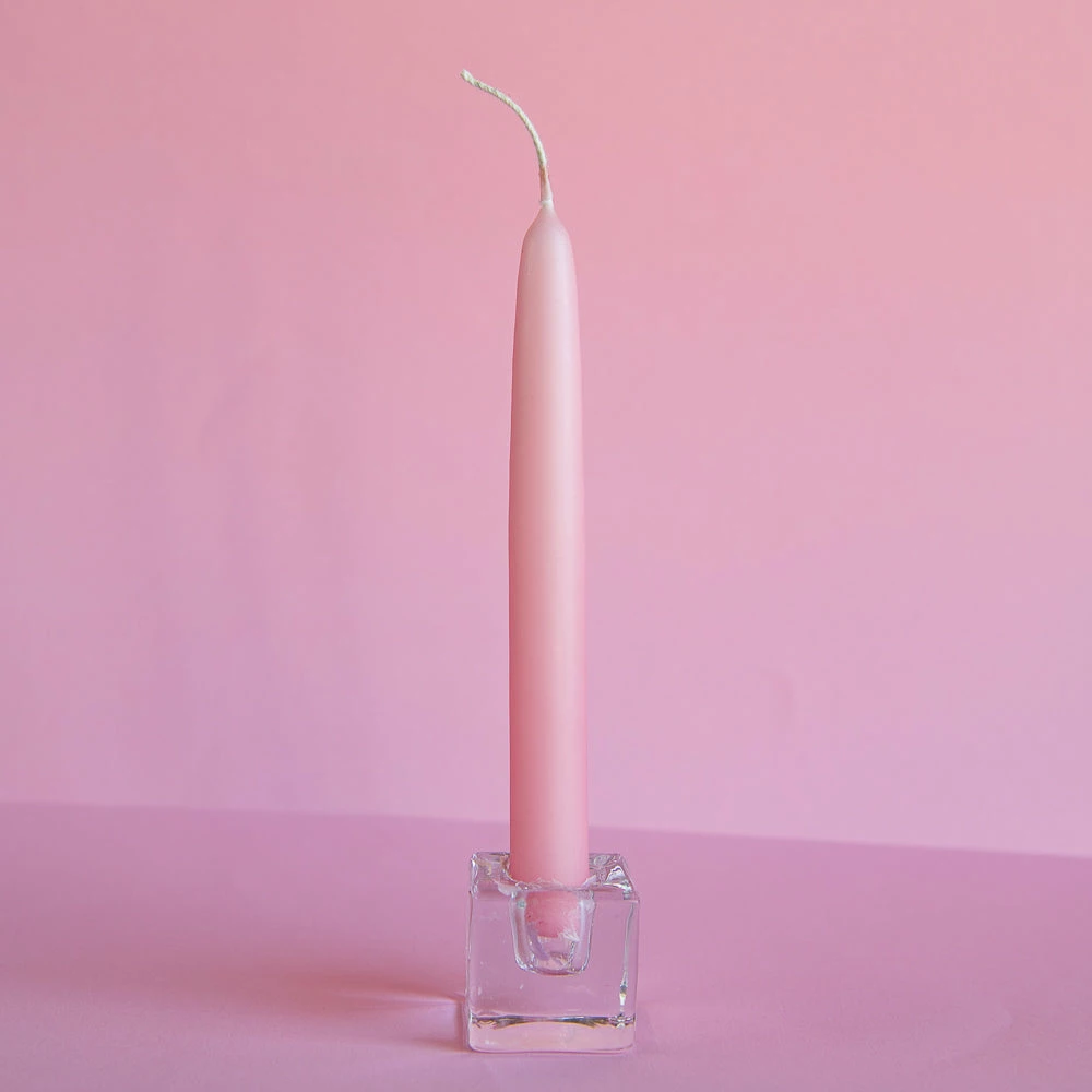 Ohitsperfect Tapered Candle - Pink Salt 18cm 3 Ohitsperfect Tapered Candle - Pink Salt 18cm