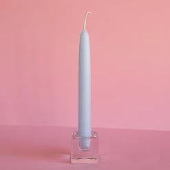 Ohitsperfect Bridal Shower & Hens Tapered Candle - Powder Blue 18cm