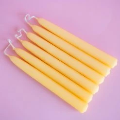 Ohitsperfect Bridal Shower & Hens Tapered Candle - Lemon 18cm