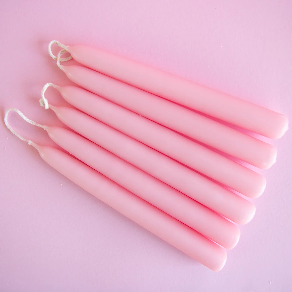 Ohitsperfect Tapered Candle - Pink Salt 18cm 4 Ohitsperfect Tapered Candle - Pink Salt 18cm