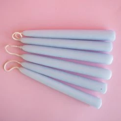 Ohitsperfect Bridal Shower & Hens Tapered Candle - Powder Blue 18cm
