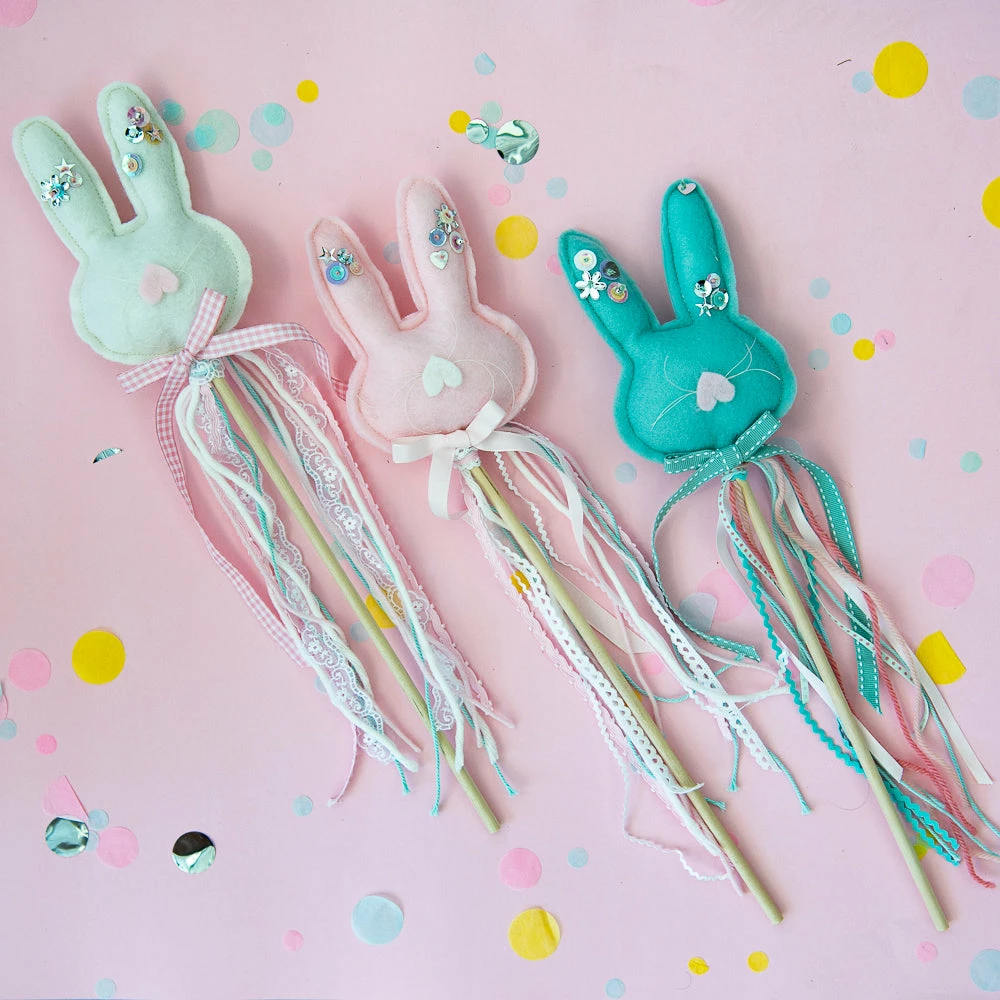 Ohitsperfect Kids Birthday Handmade Bunny Wand 4 Ohitsperfect Kids Birthday Handmade Bunny Wand