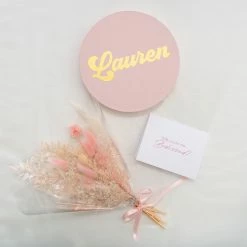 Ohitsperfect Personalised Bridesmaid Gift Box - Will You With Flowers