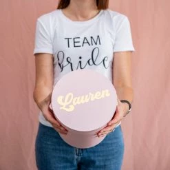 Ohitsperfect Personalised Bridesmaid Gift Box - Will You With Flowers