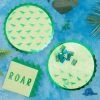 Ohitsperfect Kids Birthday Dinosaur Paper Plates