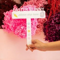Ohitsperfect Easter Bunny Stop Here Sign
