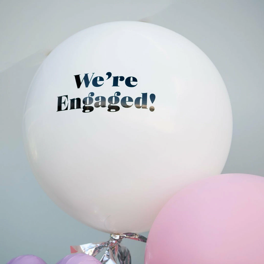 Ohitsperfect We're Engaged Balloon Bouquet Kit Engagement 4 Ohitsperfect We're Engaged Balloon Bouquet Kit Engagement