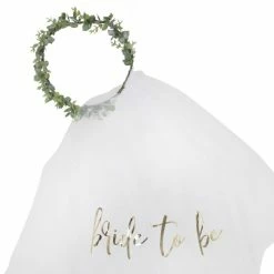 Ohitsperfect Bridal Shower & Hens Eucalyptus Bride To Be Hen Party Veil