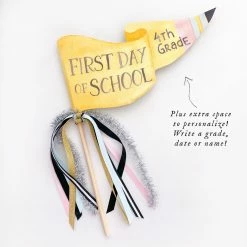Ohitsperfect First Day Of School Party Flag Gift Bar