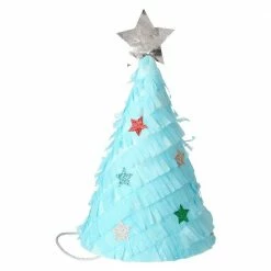 Ohitsperfect Fringed Christmas Tree Party Hats (set Of 6)