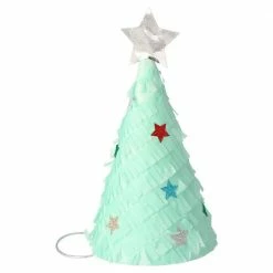 Ohitsperfect Fringed Christmas Tree Party Hats (set Of 6)