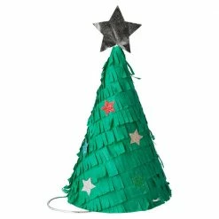 Ohitsperfect Fringed Christmas Tree Party Hats (set Of 6)