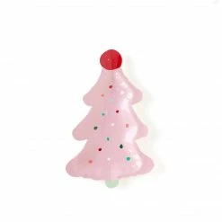 Ohitsperfect Frosted Tree Plate 8pk Christmas
