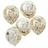 Ohitsperfect Baby Shower Gold Confetti OH BABY Balloons