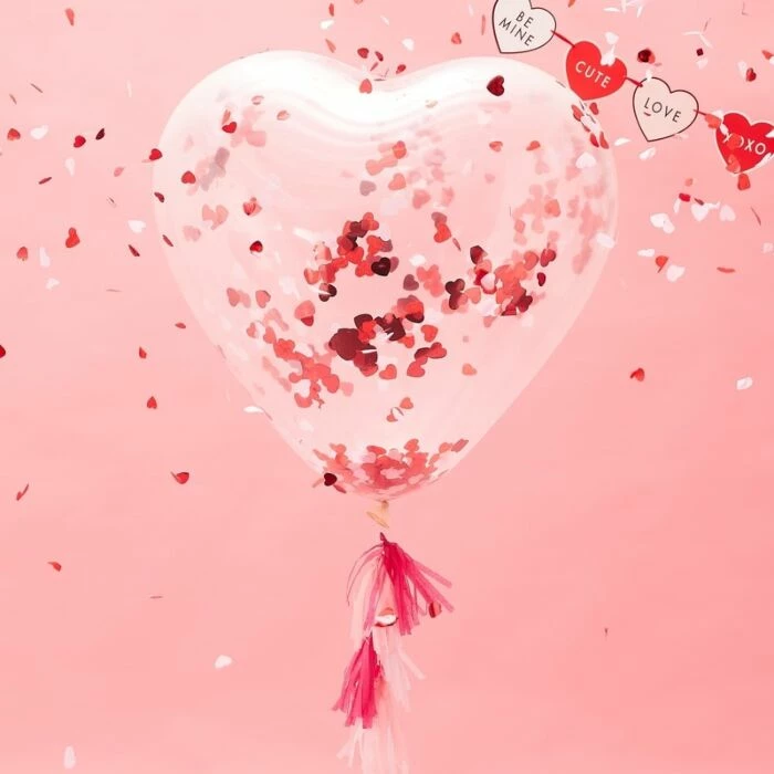 Ohitsperfect Giant Heart Shaped Confetti Balloons 3 Ohitsperfect Giant Heart Shaped Confetti Balloons