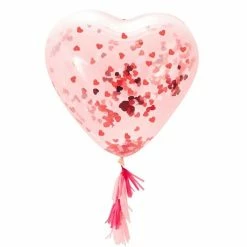 Ohitsperfect Giant Heart Shaped Confetti Balloons