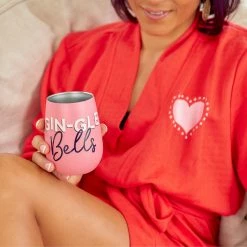 Ohitsperfect Christmas Gin-gle Wine Tumbler