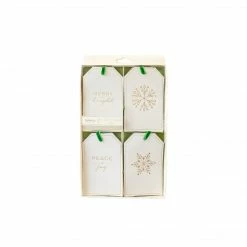 Ohitsperfect Christmas Glam Snowflakes Gift Tag Set 16pk